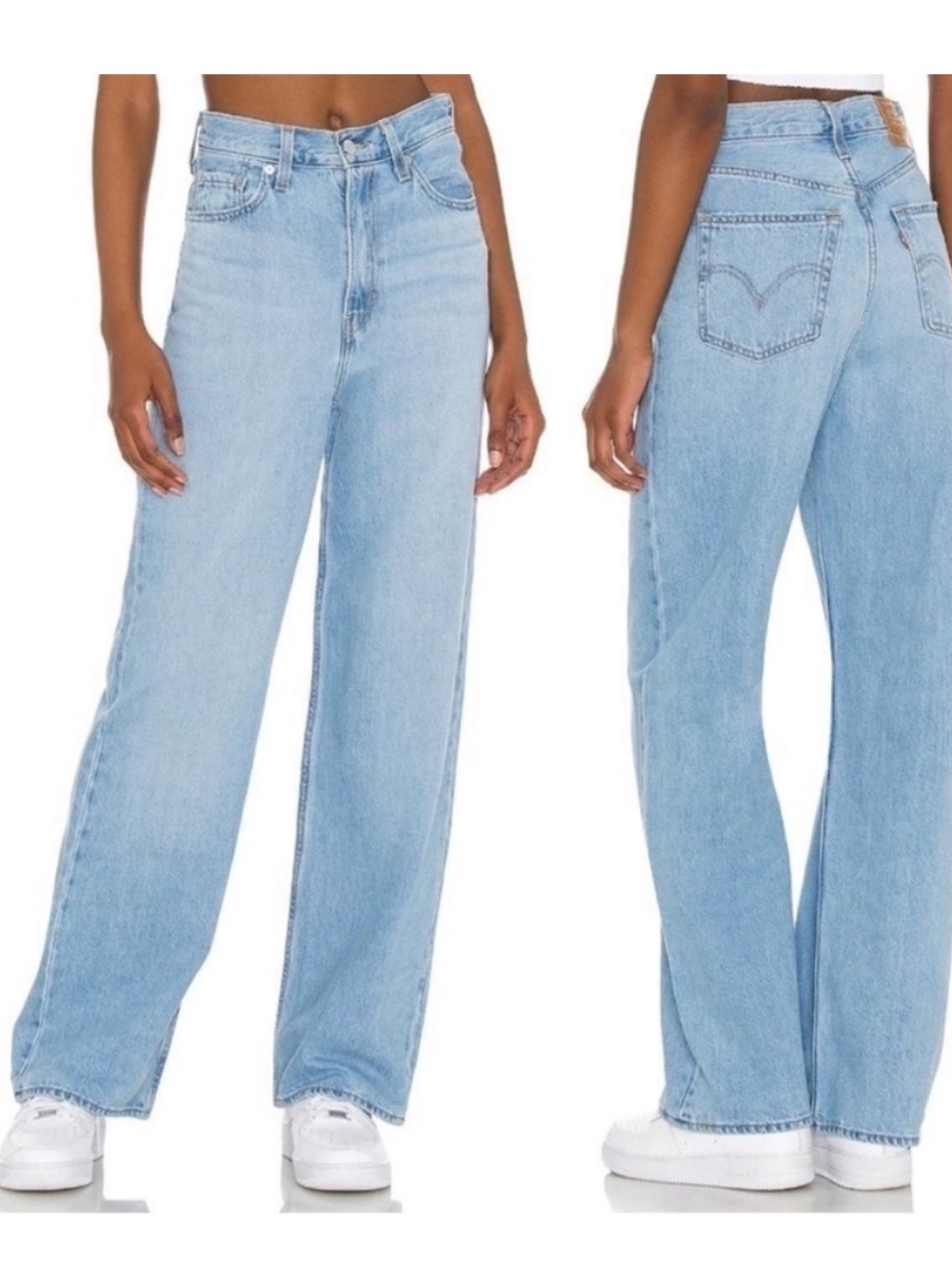 BOGO! Levi's High Loose Premium Denim Jeans in Full Circle Wash Size 26 - Picture 2 of 12